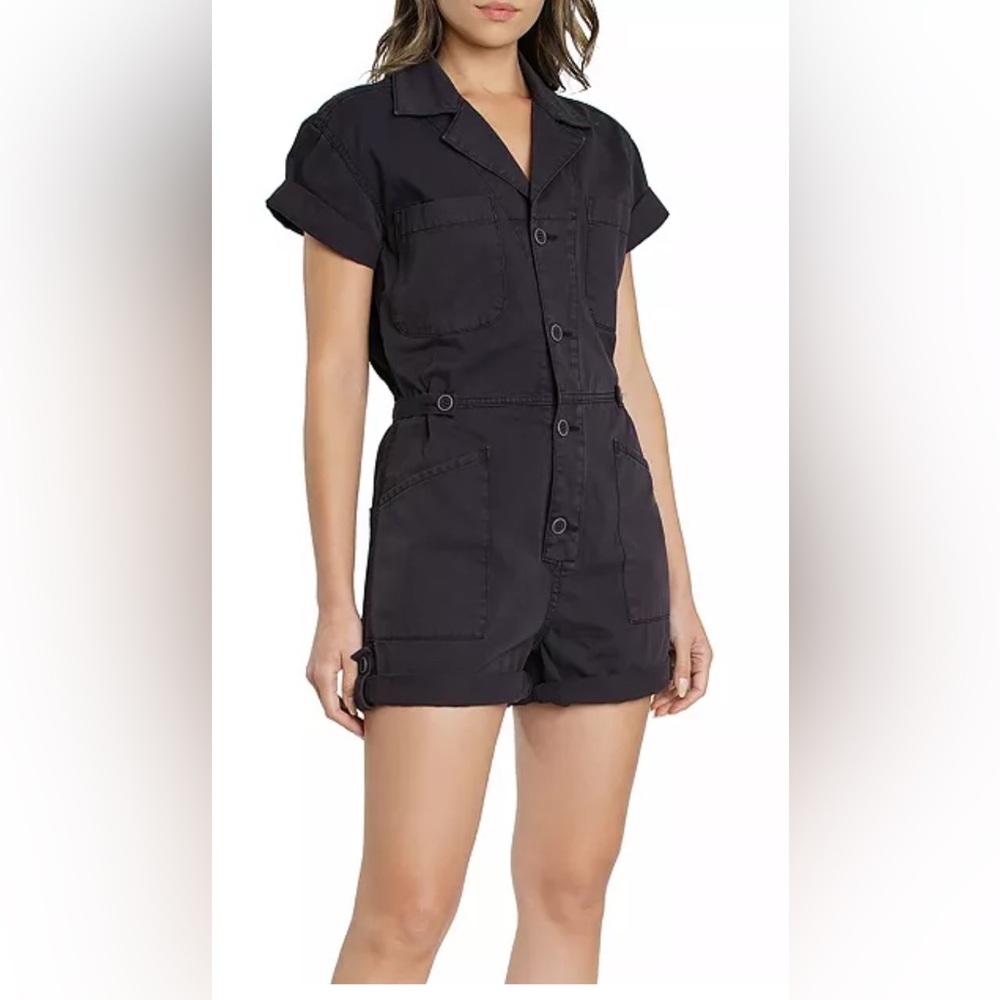 Pistola Black Short Sleeve Romper
